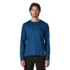 Pánske funkčné tričko Patagonia LONG-SLEEVED CAPILENE COOL DAILY GRAPHIC SHIRT  - tmavo modrá