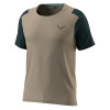 Pánské funkční tričko Dynafit TRANSALPER SHORT-SLEEVED  - světle hnědá