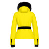 Dámska bunda Goldbergh HIDA FAUX BORDER  - žltá