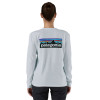 Dámske tričko Patagonia LONG-SLEEVED P-6 LOGO RESPONSIBILI-TEE  - biela