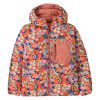 Dievčenská bunda Patagonia REVERSIBLE DOWN SWEATER HOODY  - svetlo ružová