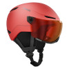 Dětská lyžařská helma Atomic REVENT VISOR JR  - červená