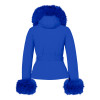 Dámska bunda Goldbergh GISELLE  - modrá