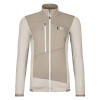 Dámska mikina Ortovox FLEECE GRID JACKET  - béžová