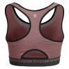 Dámska funkčná podprsenka Ortovox 185 ROCK’N’WOOL SPORT TOP  - vínová