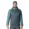 Pánská bunda Dynafit RADICAL DOWN RDS HOODED JACKET  - šedá