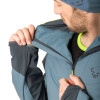 Pánska bunda Dynafit MEZZALAMA POLARTEC ALPHA JACKET  - svetlo modrá