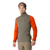 Pánska mikina Dynafit BLACKLIGHT THERMAL 1/2 ZIP  - svetlo hnedá