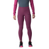 Dámské běžecké legíny Dynafit WARM ULTRA TIGHTS  - tmavě růžová