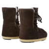 Dámské sněhule Moon Boot EVX BOOT SUEDE/SHEARLING  - tmavě hnědá