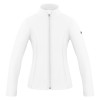 Dievčenská mikina Poivre Blanc W25-RUBY-JRGL MICRO FLEECE  - biela