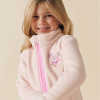 Dievčenská mikina Poivre Blanc W25-RUBY-BBGL MICRO FLEECE  - svetlo ružová