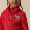 Dievčenská mikina Poivre Blanc W25-RUBY-BBGL MICRO FLEECE  - červená