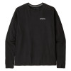 Pánske tričko Patagonia LONG-SLEEVED P-6 LOGO RESPONSIBILI-TEE  - čierna