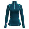Dámské funkční tričko Crazy ALLURE ZIP  - petrolejová