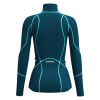 Dámské funkční tričko Crazy ALLURE ZIP  - petrolejová