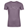Dámské funkční tričko Ortovox 150 COOL PEAK FOCUS TS  - tmavě fialová