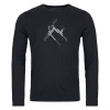 Pánske funkčné tričko Ortovox 185 MERINO MTN CUTOUT LS  - čierna
