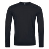 Pánske funkčné tričko Ortovox 185 MERINO MTN CUTOUT LS  - čierna