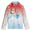 Dievčenská lyžiarská mikina Spyder REFLECT 1/2 ZIP