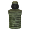 Pánska vesta OneMore 511 -  ECO-DOWN HOODY VEST  - tmavo zelená