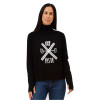 Dámsky sveter Krimson Klover OFF- PISTE TURTLENECK  - čierna