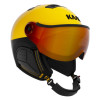 Lyžiarská prilba Kask MONTECARLO VISOR  - žltá