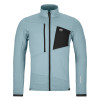 Pánská mikina Ortovox FLEECE GRID JACKET  - světle modrá