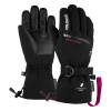 Detské lyžiarské rukavice Reusch LANDO R-TEX® XT  - čierna