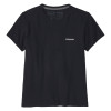 Dámske tričko Patagonia P-6 LOGO RESPONSIBILI-TEE  - čierna