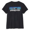 Dámske tričko Patagonia P-6 LOGO RESPONSIBILI-TEE  - čierna