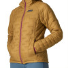 Dámská bunda Patagonia MICRO PUFF HOODY  - světle modrá