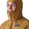 Dámská bunda Patagonia MICRO PUFF HOODY  - světle modrá