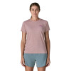 Dámské funkční tričko Patagonia CAPILENE COOL DAILY SHIRT - TRAILCHECK  - světle fialová