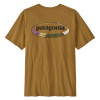 Pánske tričko Patagonia '95 OVAL LOGO T-SHIRT  - hnedá