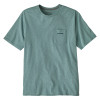 Pánske tričko Patagonia BOARDSHORT LOGO POCKET RESPONSIBILI-TEE  - svetlo modrá