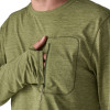 Pánske funkčné tričko Patagonia LONG-SLEEVED CAPILENE COOL SUN SHIRT  - khaki
