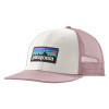 Šiltovka Patagonia P-6 LOGO TRUCKER HAT  - svetlo fialová
