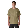 Pánske tričko Patagonia BOARDSHORT LOGO POCKET RESPONSIBILI-TEE  - khaki