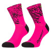 Běžecké ponožky Dynafit RUN WILD MID  - tmavě růžová