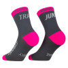 Běžecké ponožky Dynafit TRAIL MID  - tmavě růžová