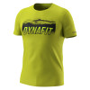 Pánské funkční tričko Dynafit TRANSALPER GRAPHIC SHIRT  - světle zelená