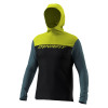 Pánské funkční tričko Dynafit TRAVERSE SUN HOODY  - černá