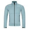 Pánská mikina Ortovox FLEECE LIGHT JACKET  - světle modrá