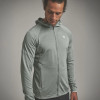 Pánska mikina Ortovox FLEECE LIGHT GRID HOODY  - svetlo šedá