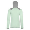 Dámská mikina Ortovox FLEECE GRID HOODY  - světle zelená