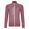 Dámska mikina Ortovox FLEECE GRID JACKET  - tmavo ružová
