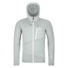 Pánská mikina Ortovox FLEECE GRID HOODY  - světle šedá