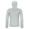 Pánská mikina Ortovox FLEECE GRID HOODY  - světle šedá