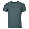 Pánske funkčné tričko Ortovox 150 COOL BRAND TS  - tmavo šedá